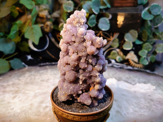 214g Grape Agate Cluster from Sulawesi, Indonesia for Collection / Crystal Healing / Gemstone Home and Altar Decor / Reiki/ Meditation