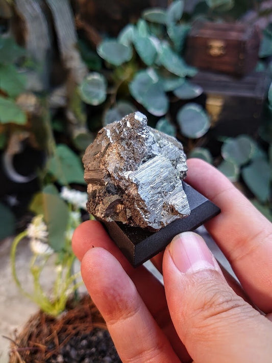 121g Arsenopyrite Cluster from China for Collection / Home and Altar Decor / Gifting / Small Size / Silver Pyrite