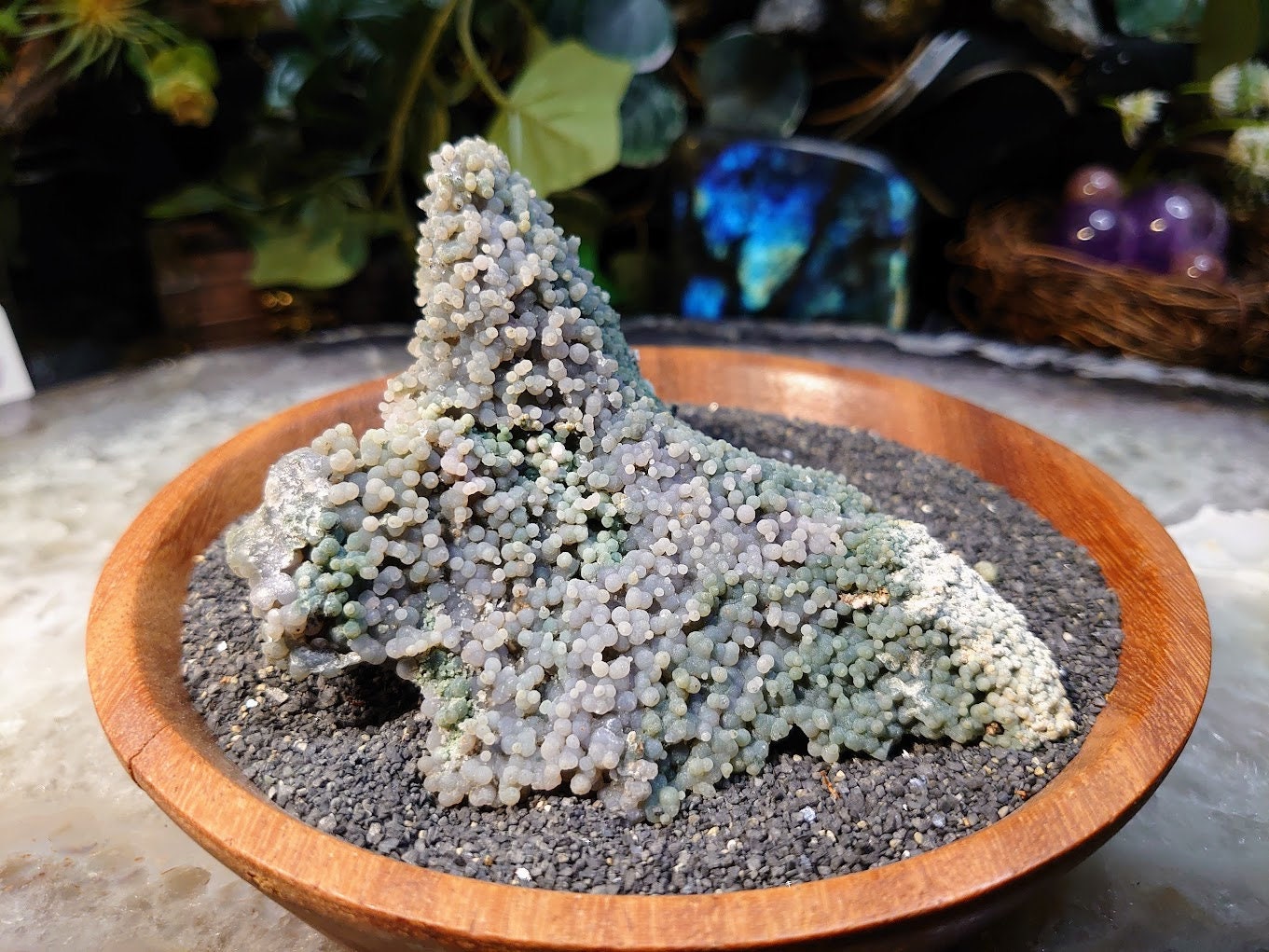 206g Grape Agate Cluster from Sulawesi, Indonesia for Collection / Crystal Healing / Gemstone Home and Altar Decor / Reiki/ Meditation