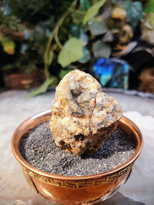 Glittering Green Chrome Chalcedony Cluster from Turkey for Home & Altar Decor / 74.47g / Collection / Crystal Healing
