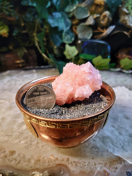 Natural Pink Halite Crystal from California, USA for Crystal Healing / 34.01g / Salt Formation / Altar and  Home Decor / Collection