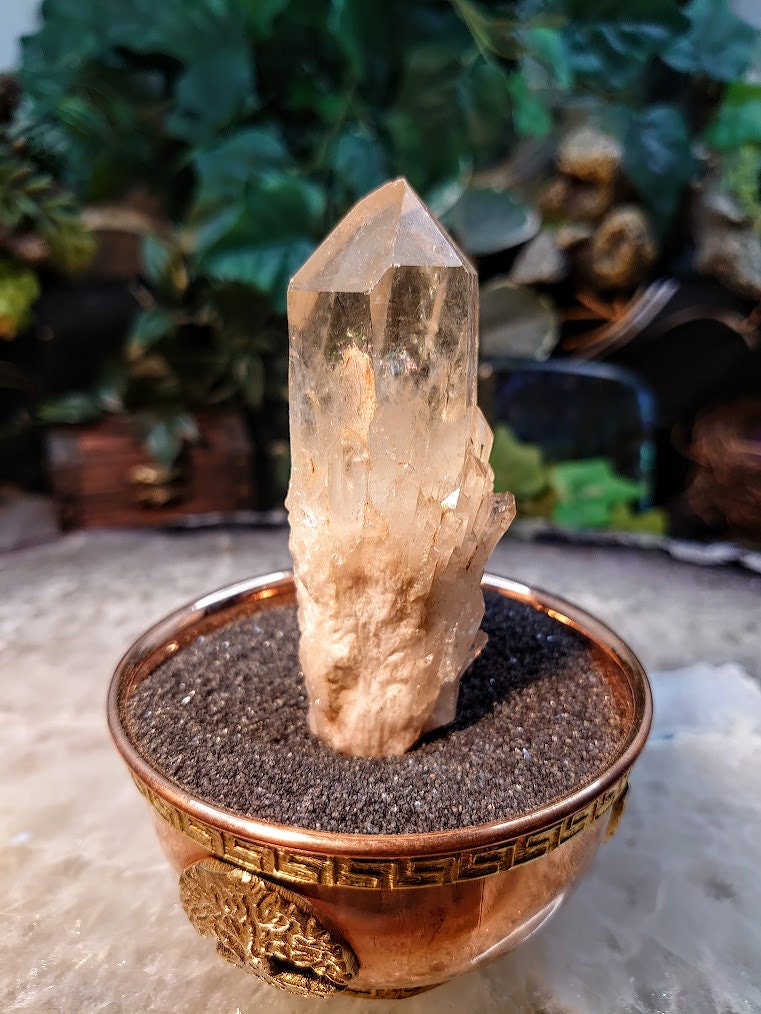 Natural Kundalini Congo Citrine Cluster for Altar and Home Decor / 100.99g / Energy Work / Crystal Healing / Reiki