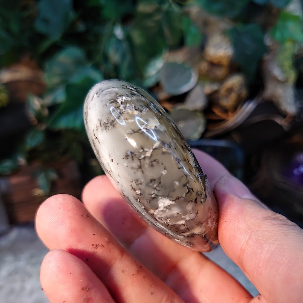 Dendritic Opal Heart From Turkey for Gemstone & Mineral Collectors/ 184g / Jewelry Crafting / Crystal Healing/ Reiki/ Meditation