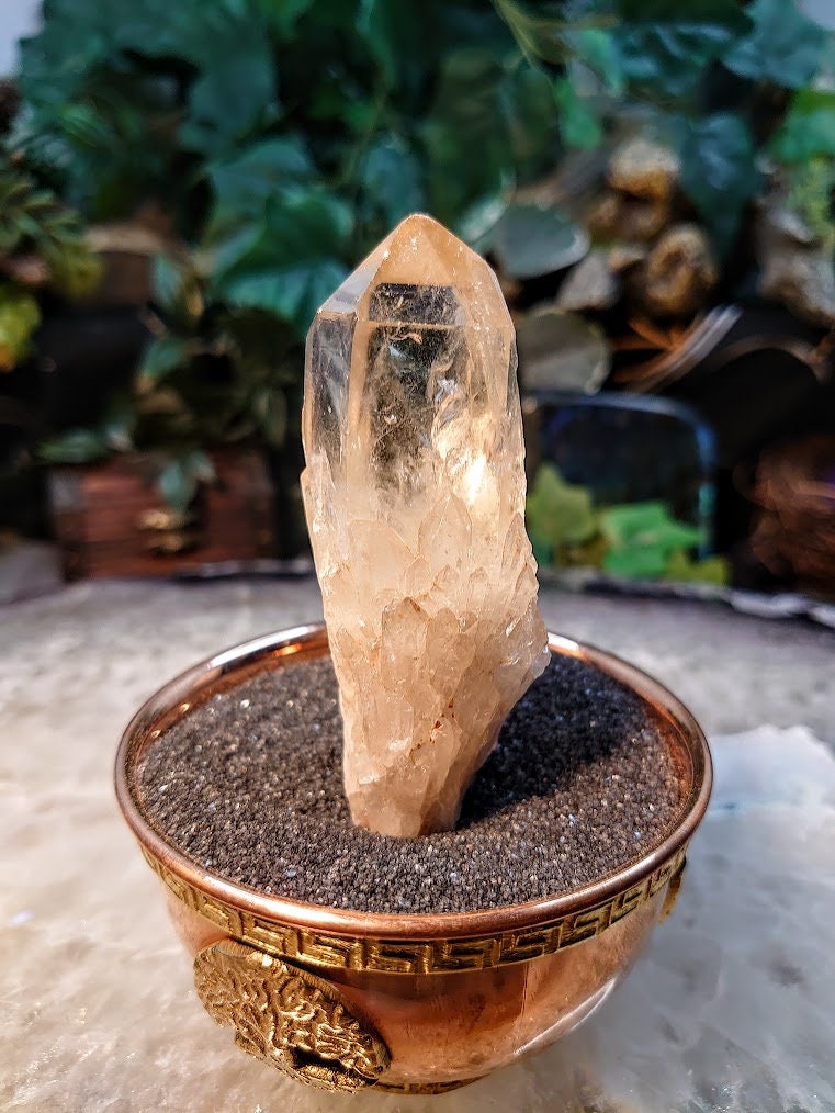 Natural Kundalini Congo Citrine Cluster for Altar and Home Decor / 100.99g / Energy Work / Crystal Healing / Reiki