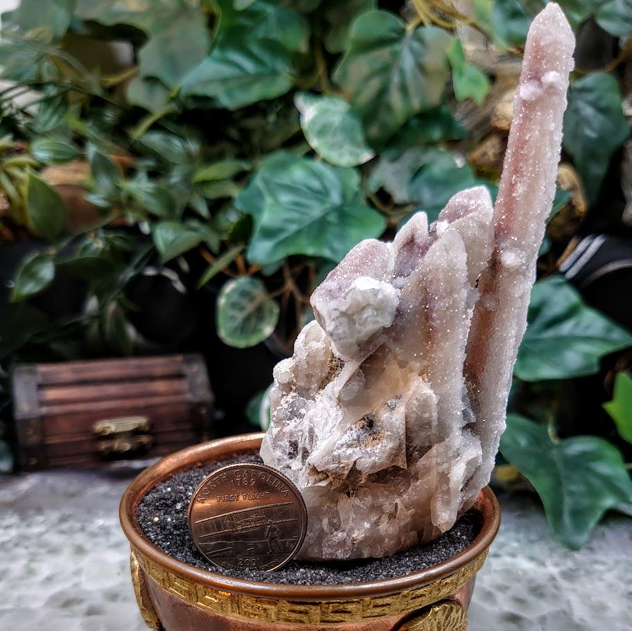 4.75" Witch Finger Quartz Cluster from Boekenhouthoek, Mpumalanga, South Africa for Home and Altar Decor / 194g / Reiki / Collection